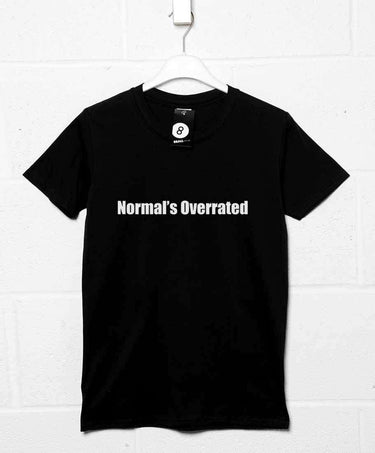 Normal's Overrated Mens T-Shirt 8Ball
